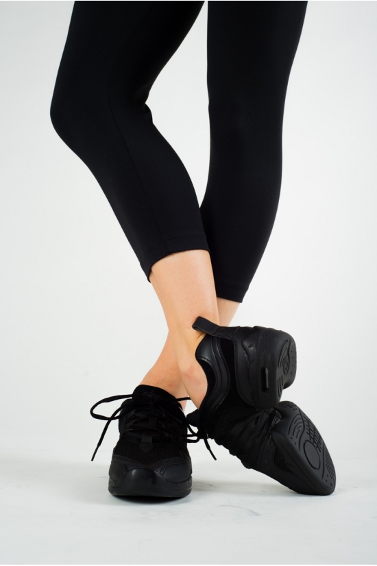 sansha tutto nero dance sneaker