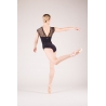 Degas black lace leotard 958MST