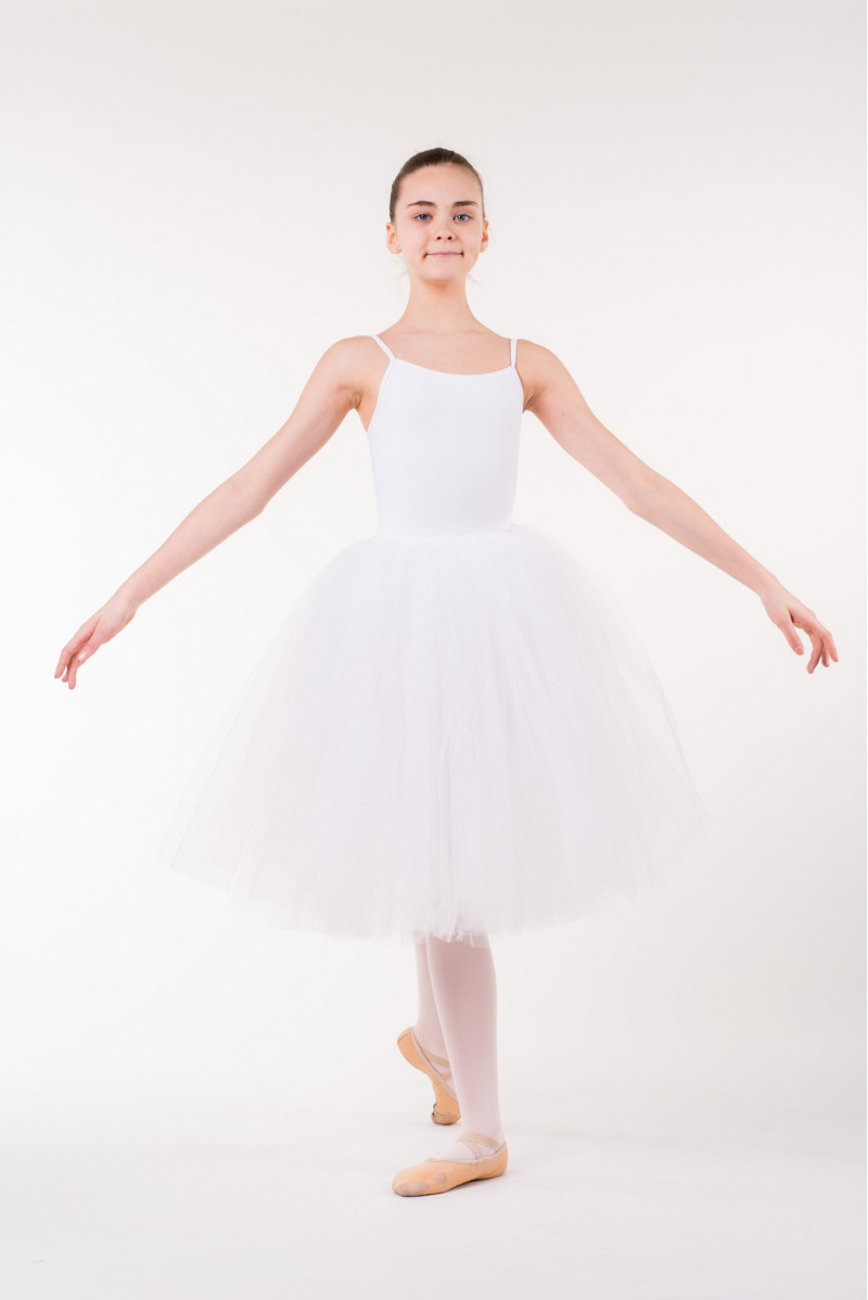 Jupe tutu long repetto enfant blanc