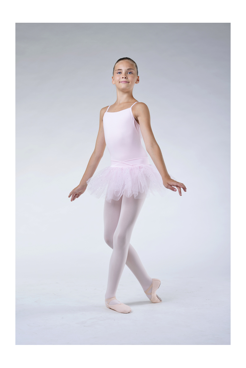 Capezio N9814C Pink Camisole Sparkle Tutu Ballet Dance Dress 