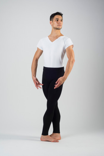 Wear Moi ballet footless black tights for men - Mademoiselle Danse