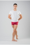 Ballet Rosa Elia cotton burgundy shorts