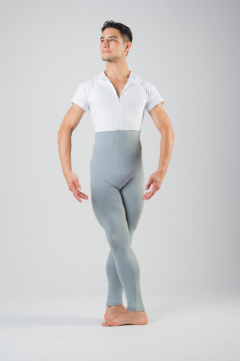 Wear Moi camisole unitard Elan grey/white