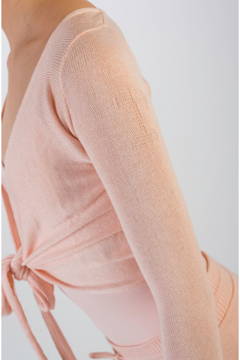 Repetto candy pink wrap over top DE670