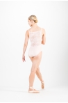 Repetto D0684 pink lace leotard