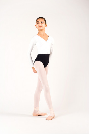 Temps Danse white wrap over top