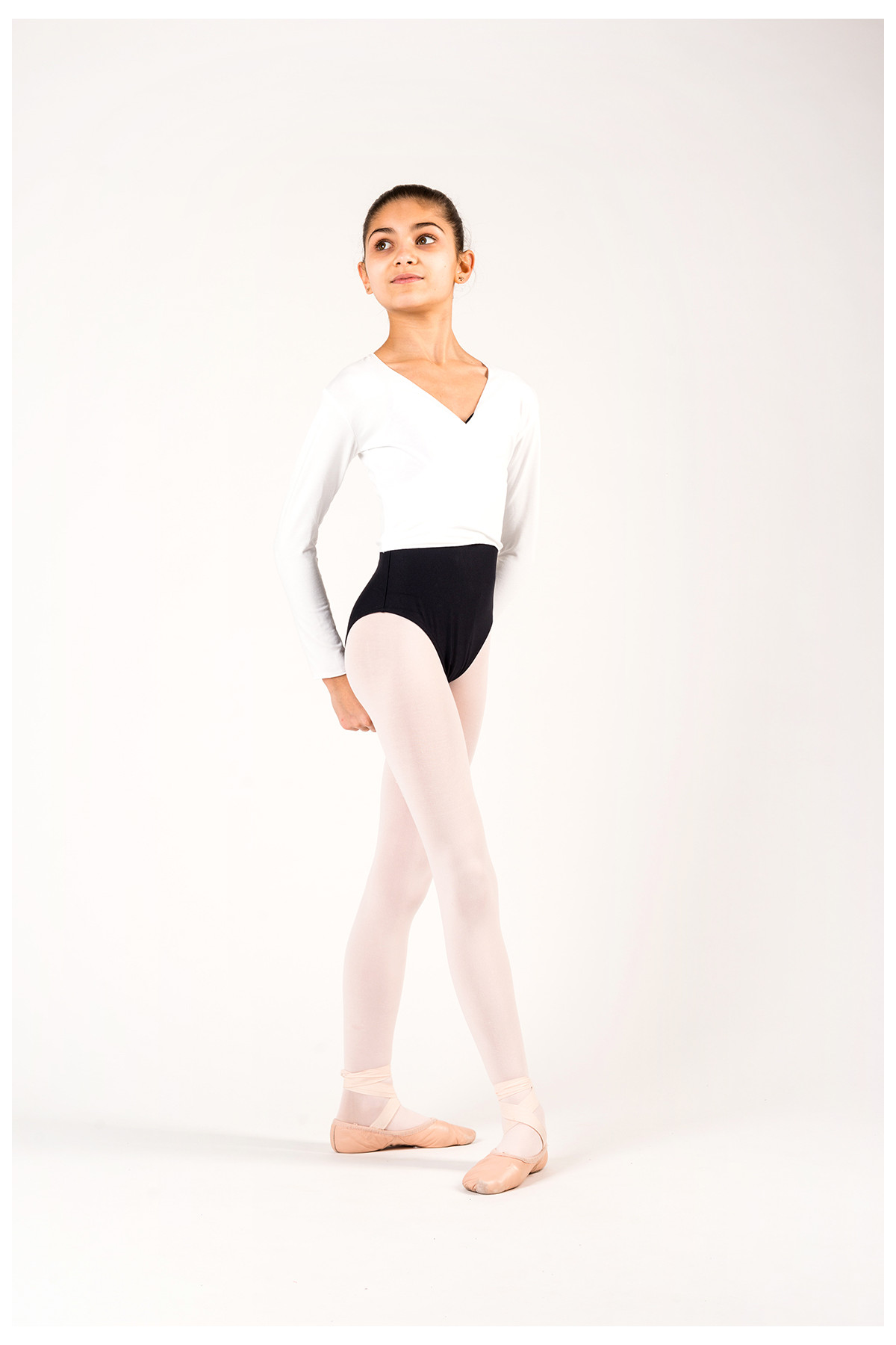 Cache-coeur à enfiler Temps Danse Vidy blanc