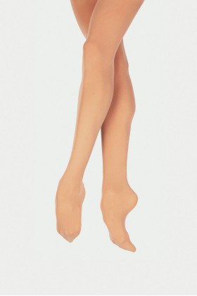 Wear Moi DIV01 dance tan footed tights 