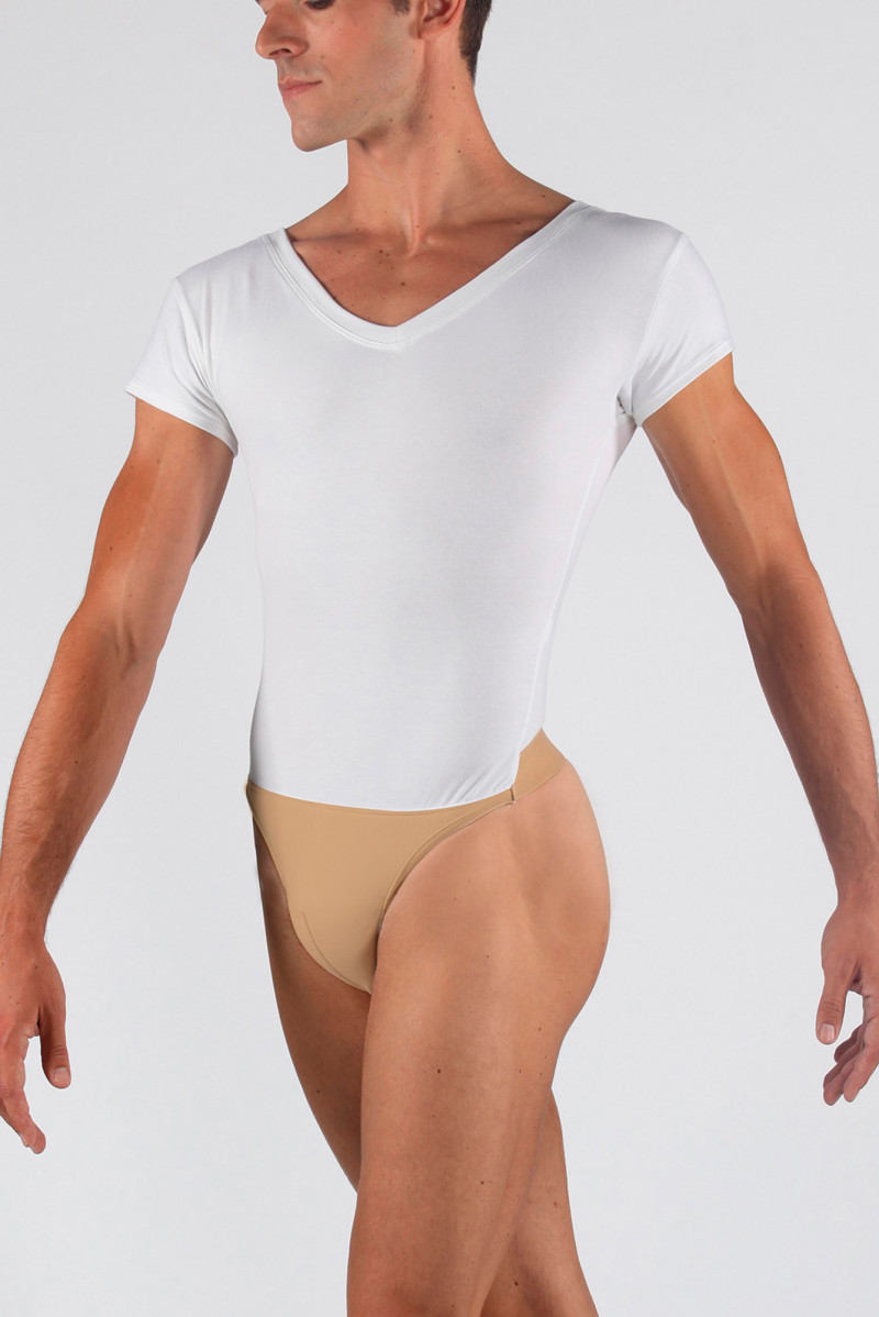 Wear Moi Ivan white men leotard