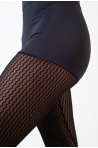Leggins Sheddo tulle strech effet short