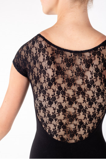 Intermezzo 31125 child black lace leotard