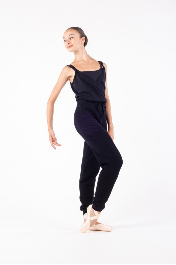knit ballet warm up pants