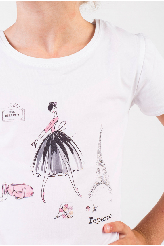 Tee shirt repetto fillet SE437 - Mademoiselle Danse