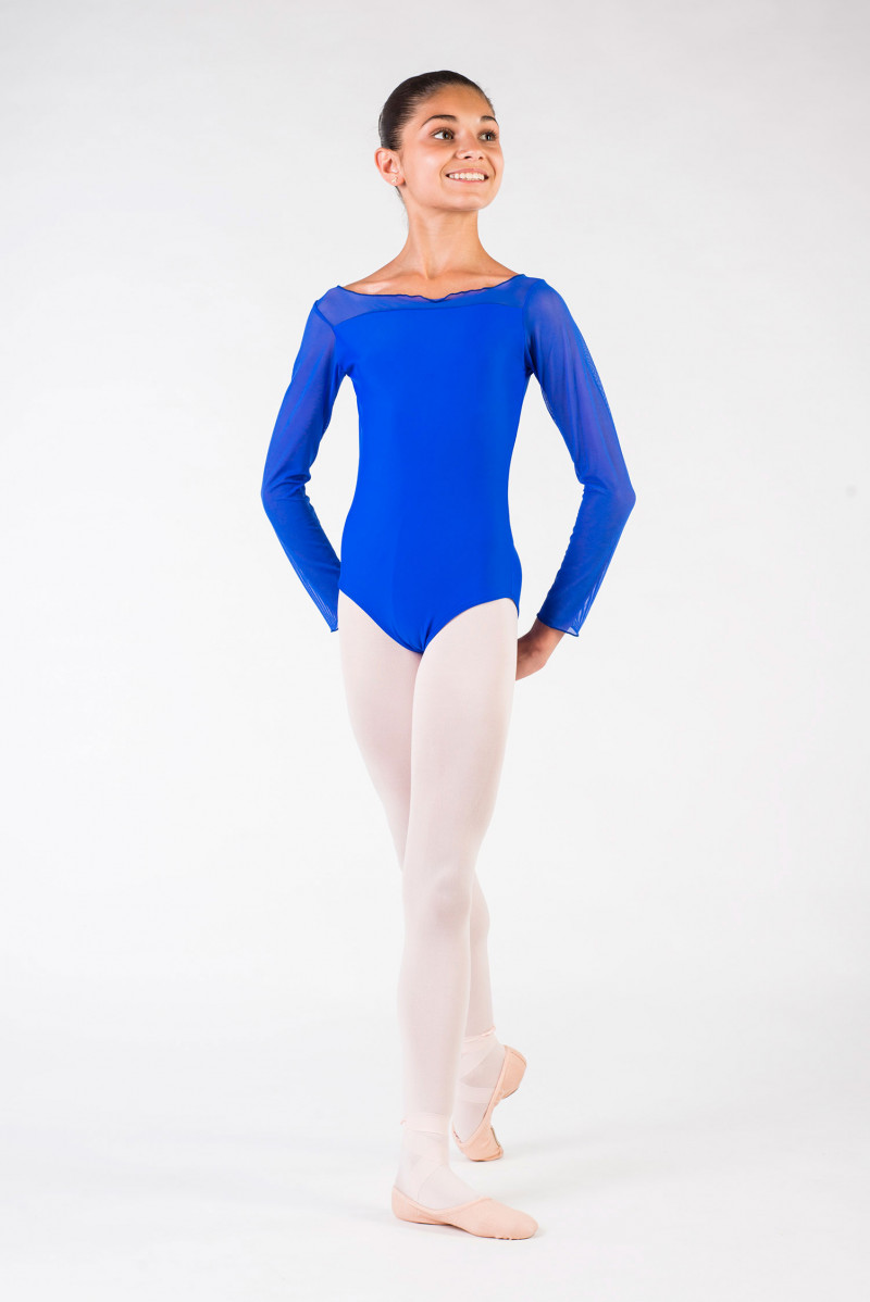 Long Sleeve Girl Leotard Ballet Bodywear Stretch Spandex Child