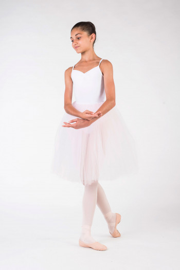 Tutu long Danse MDA blanc adulte - Mademoiselle Danse