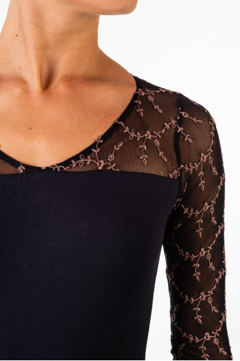Justaucorps Ballet Rosa Anouk noir/café au lait