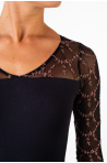 Justaucorps Ballet Rosa Anouk noir/café au lait