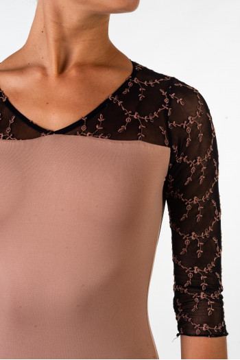 Justaucorps Ballet Rosa Anouk café au lait