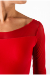 Justaucorps manches longues Ballet Rosa Eleonora rouge