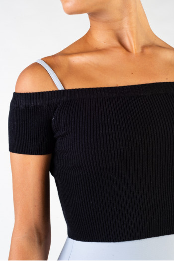 Capezio 11383 crop top black