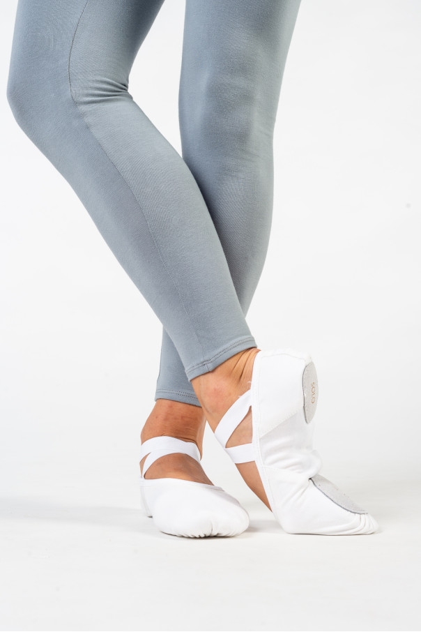 Demi-pointes homme Merlet Solo toile strech gris