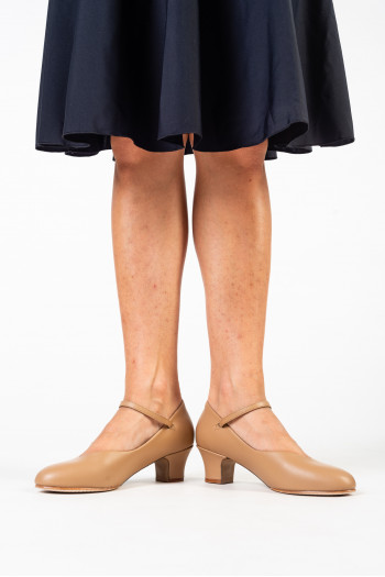 Bloch Broadway character shoes tan