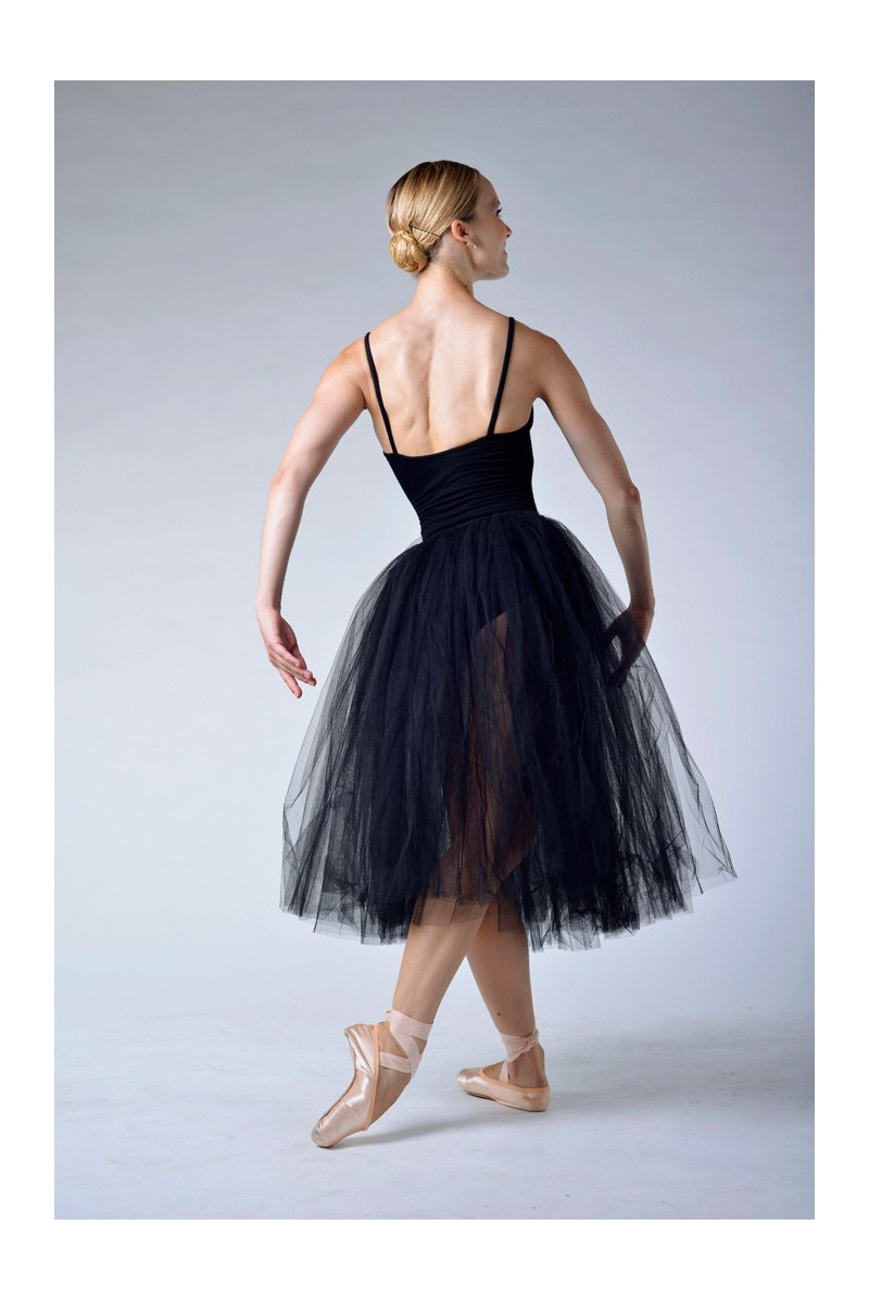 Tutu long en tulle Noir