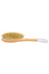 Brosse démêlante et lissante en bois - Sanglier & nylon Bachca