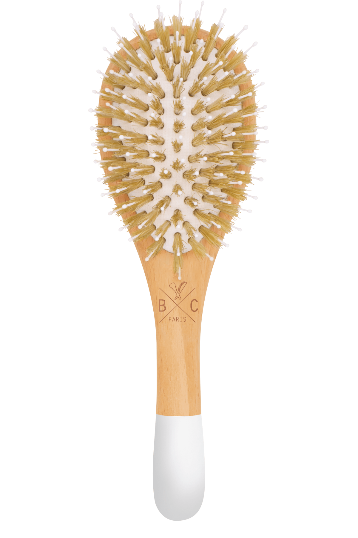 Brosse en bois sanglier / nylon petit modèle
