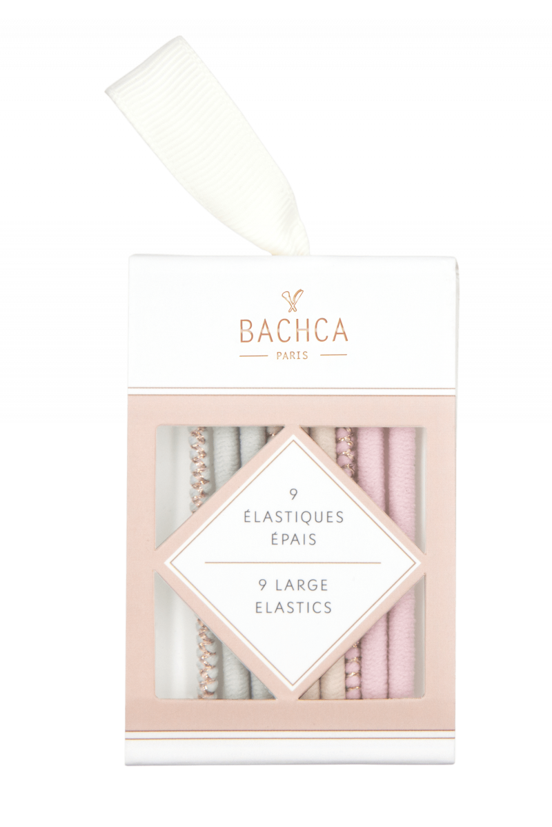 Elastiques épais pastel et lurex Bachca