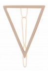 Barrette Triangle en Métal