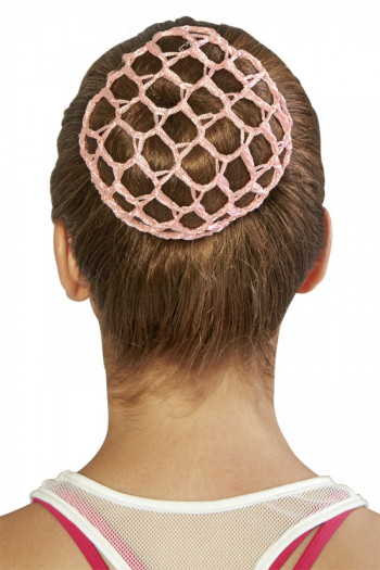 Filet crochet pour chignon Bloch rose A0804