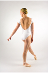 Ballet Rosa Frida white leotard