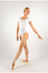 Ballet Rosa Frida white leotard