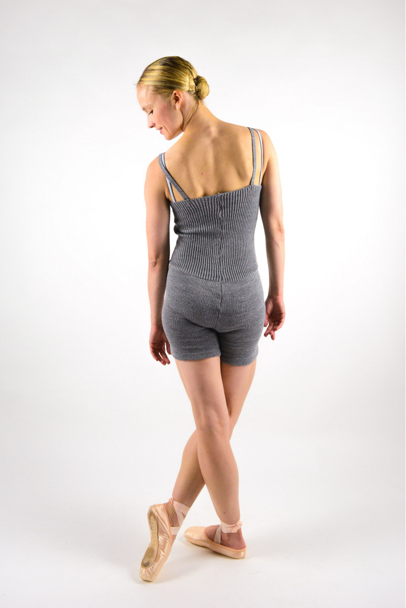 Intermezzo warm up unitard grey adult