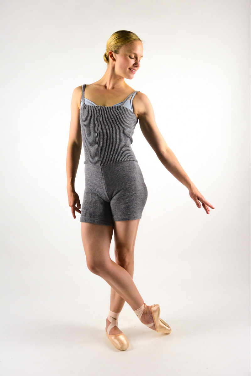 Intermezzo warm up unitard grey adult