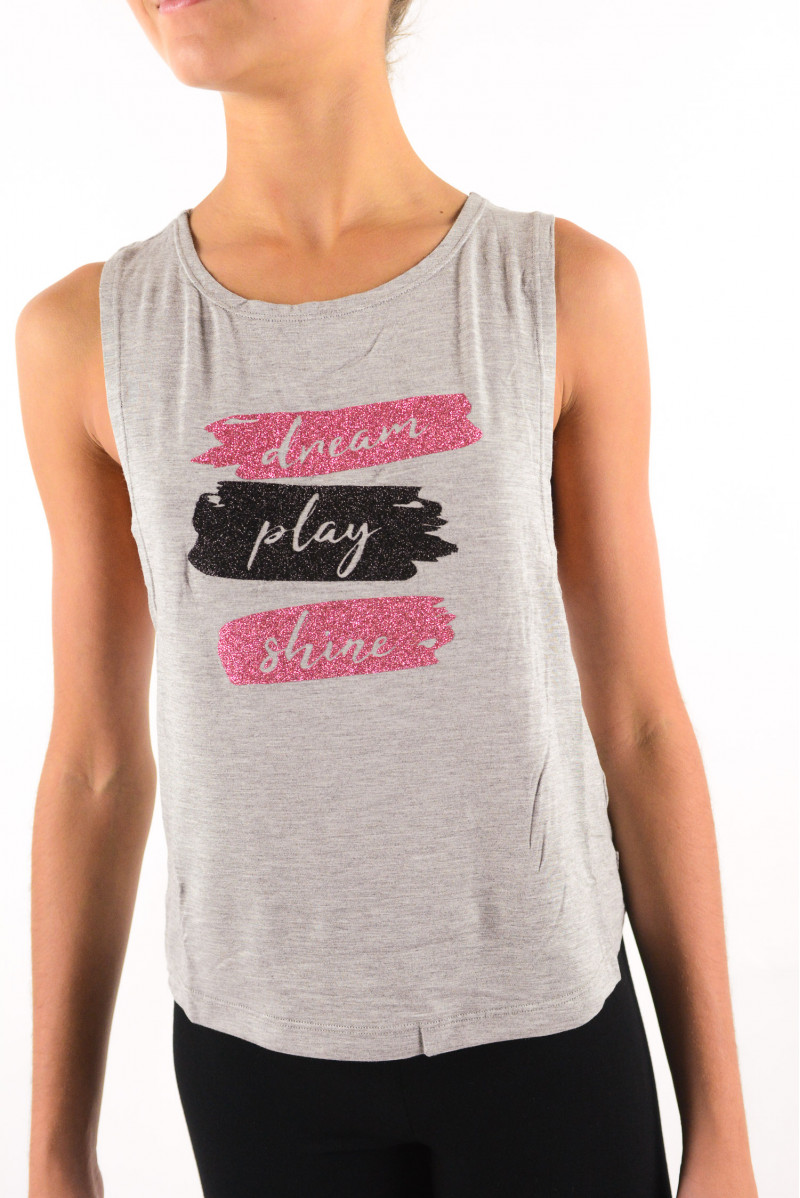 Child tank top Dream Play Shine KA047T Limited Edition grey
