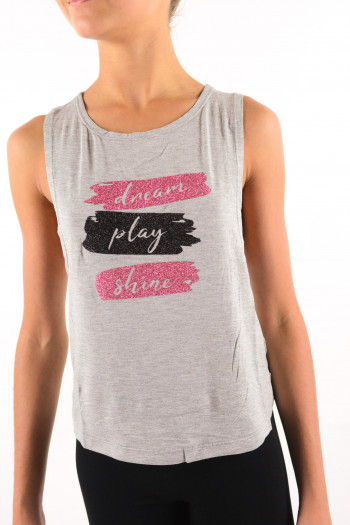 Child tank top Dream Play Shine KA047T Limited Edition grey