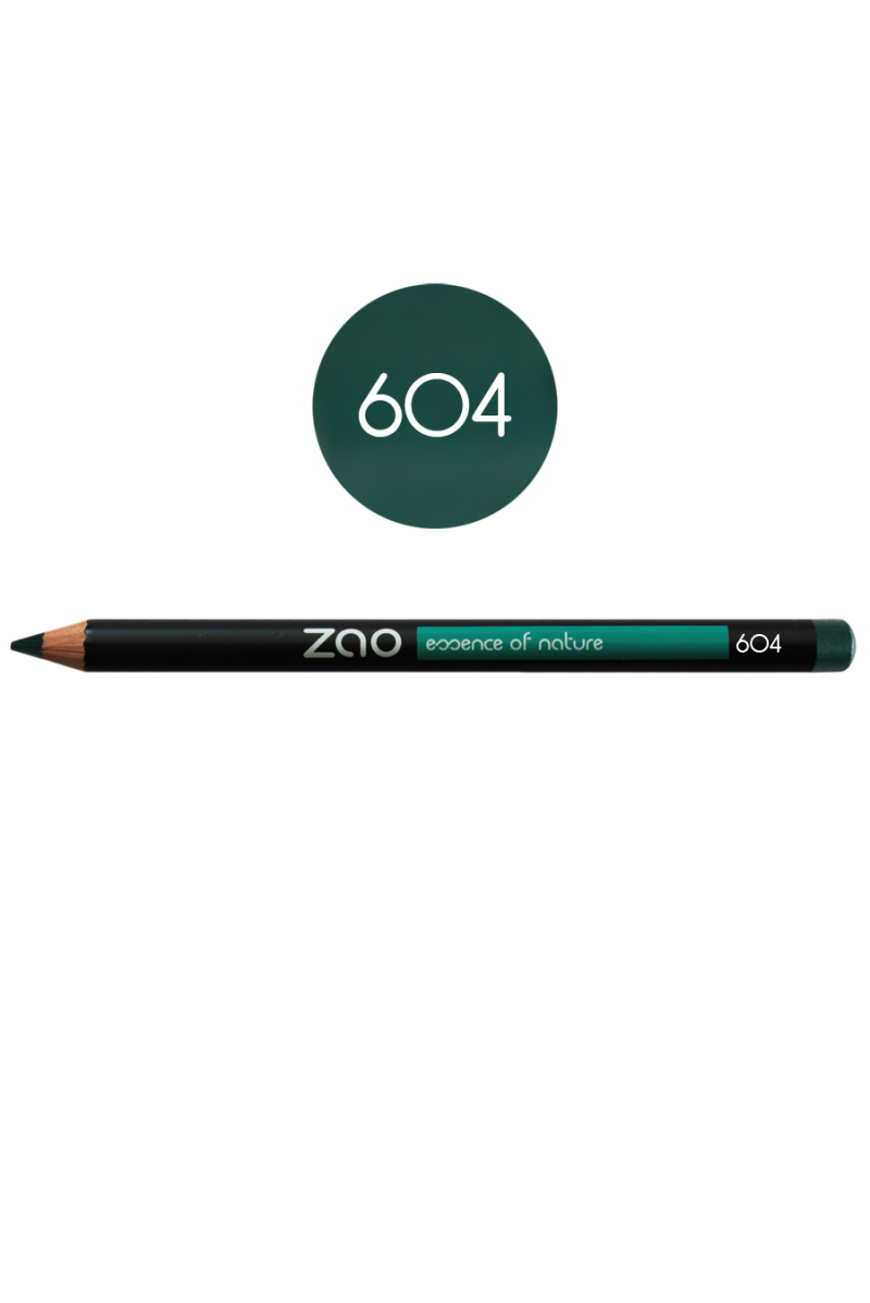 Dark Green Zao Make Up Eye Pencil Mademoiselle Danse