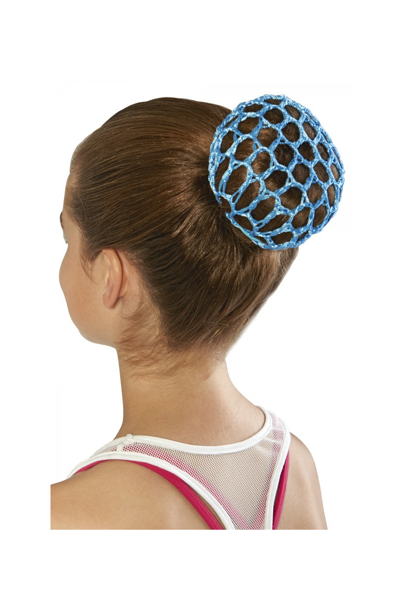 Filet crochet pour chignon Bloch bleu A0804