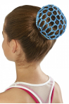 Filet crochet pour chignon Bloch bleu A0804