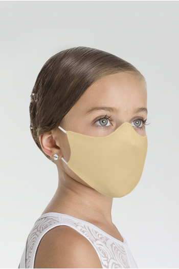 Masque Wear Moi MASK017 en microfibre enfant beige