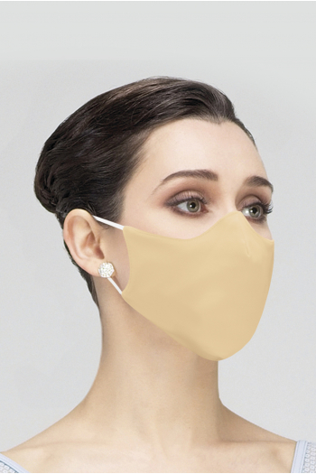 Masque Wear Moi MASK017 en microfibre femme beige