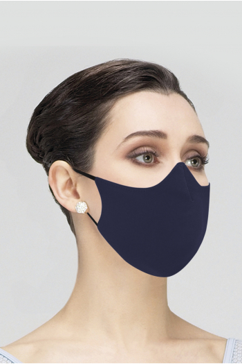 Masque Wear Moi MASK017 en microfibre femme navy