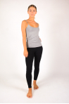 Majestic Filiatures thin straps tank top grey