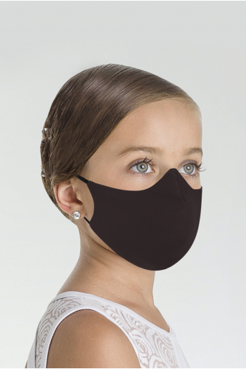 Masque Wear Moi MASK017 en microfibre enfant chocolate