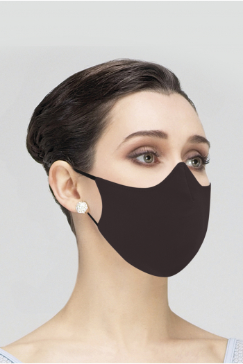 Masque Wear Moi MASK017 en microfibre femme chocolate