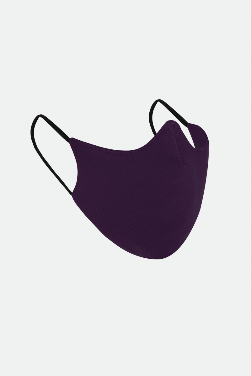 Masque Wear Moi en microfibre adulte prune