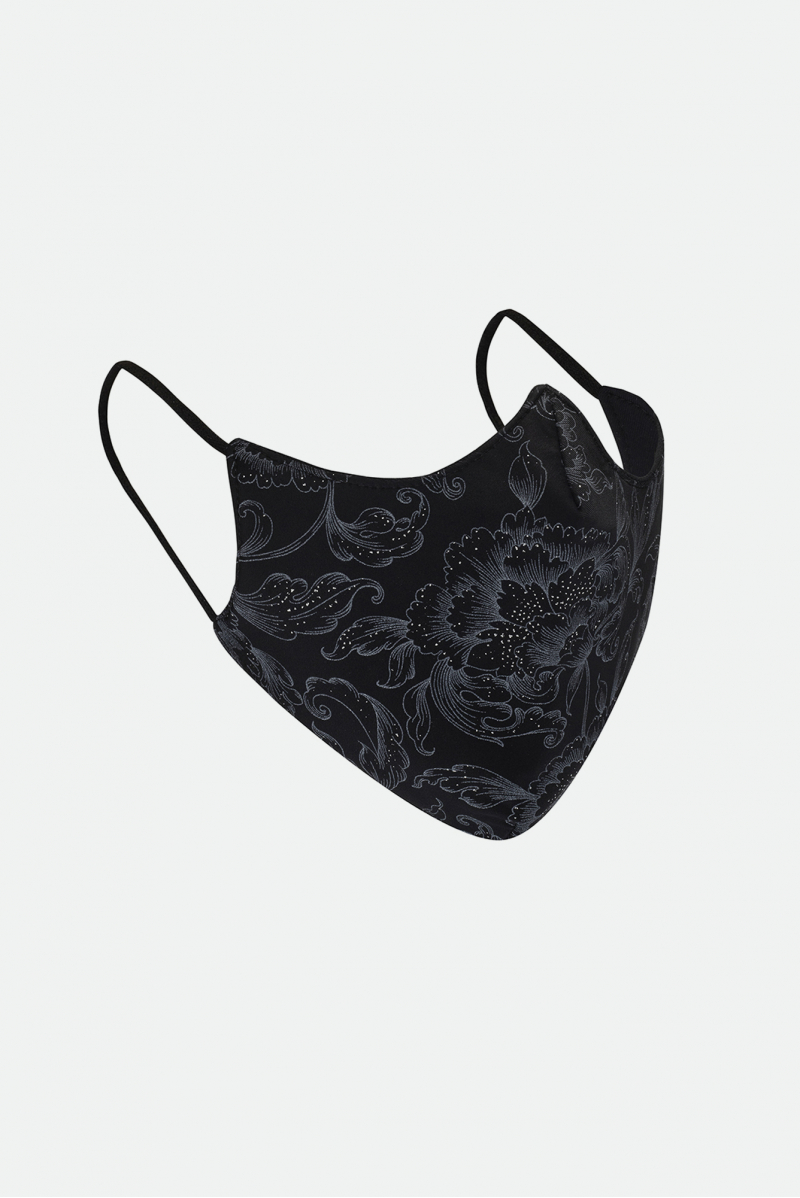 Masque Wear Moi imprimé adulte noir