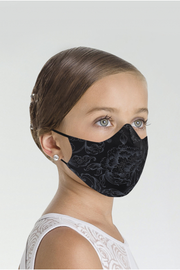 Wear Moi MASK019 mask with black child print